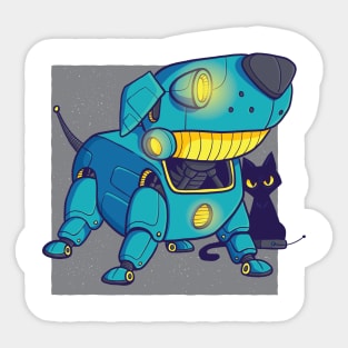 Robot Dog Sticker